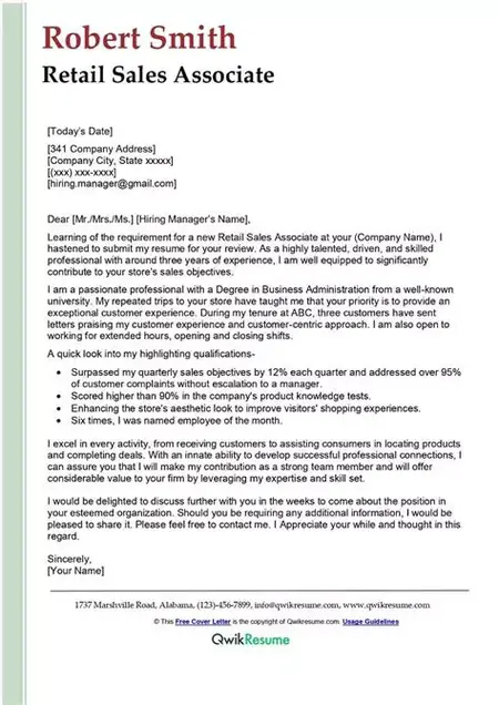 How to Write a Strong Cover Letter for a Sales Job