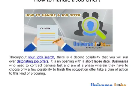 How to Handle a Job Offer