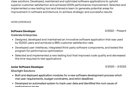 How to Write a Compelling Resume for a Software Development Role