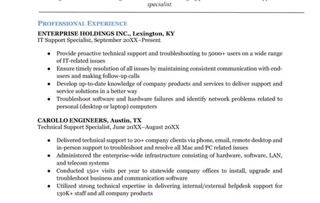 How to Build a Strong Resume for a Job in Tech