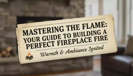 How to Build a Fire in a Fireplace