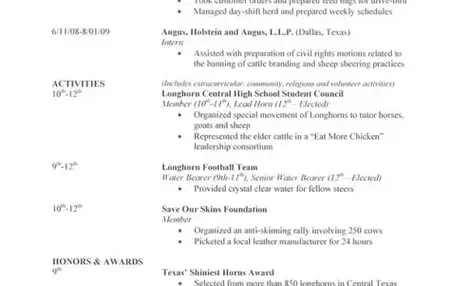 How to Make a Resume for a High School Student