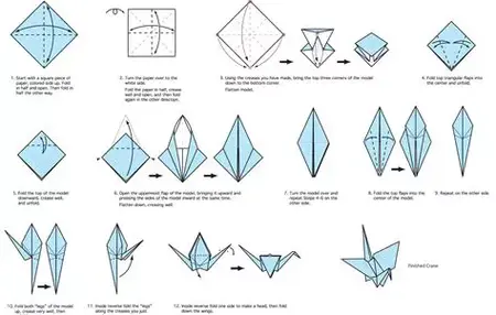 How to Make a Paper Origami Crane