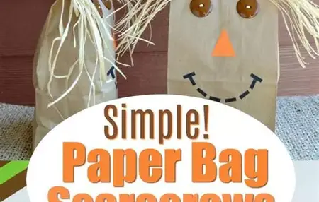 How to Make a Paper Bag Scarecrow