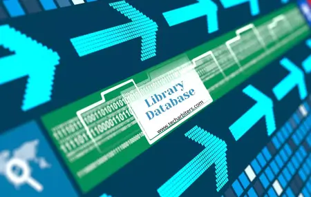 How to use a library database