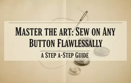 How to Sew on a Button