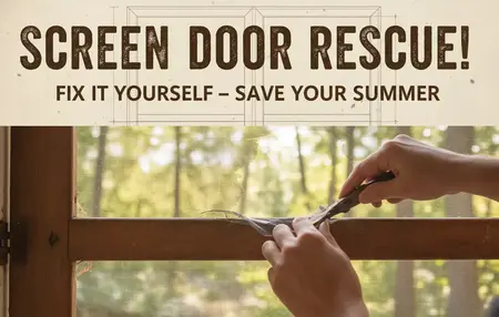 How to Repair a Screen Door