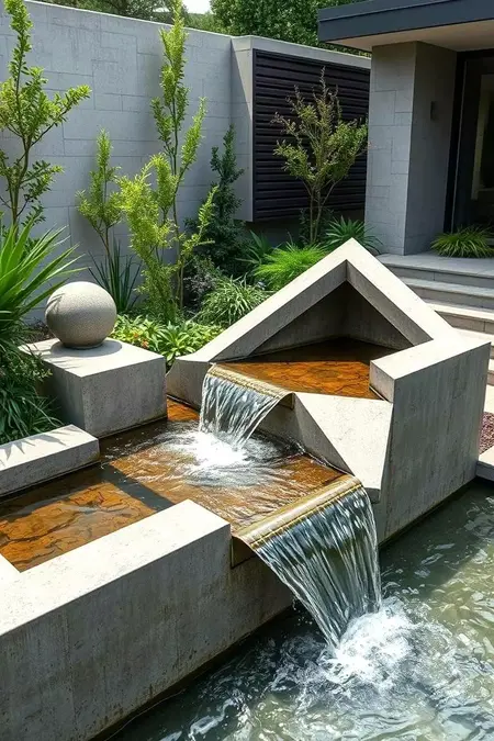 How to Build a Concrete Water Feature