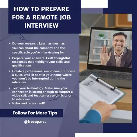How to Prepare for a Remote Job Interview