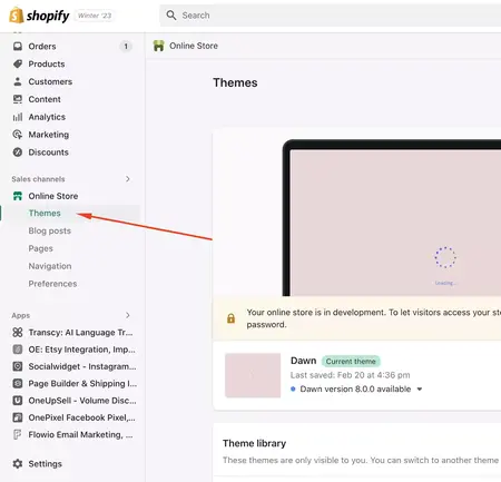 How to Use Shopify Themes
