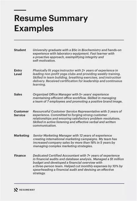 How to Write a Resume Summary