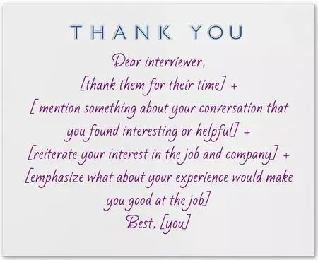 How to Write a Thank You Note After a Job Interview