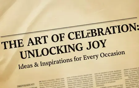 How to Celebrate a Special Occasion