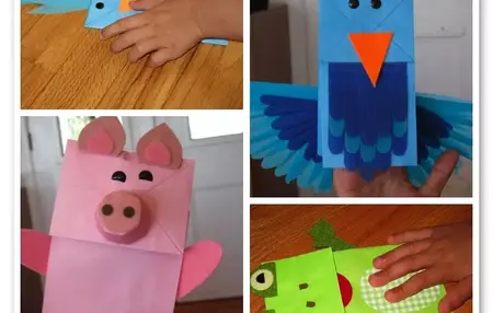 How to Make a Paper Bag Puppet Show for a Family Gathering