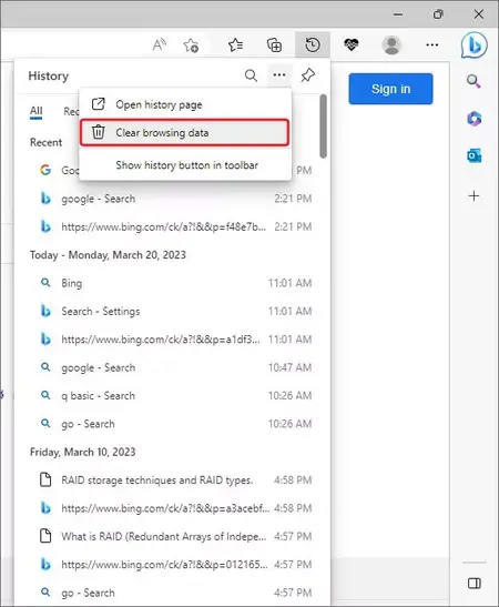 How to Delete Browser History