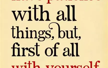 How to Be More Patient with Yourself