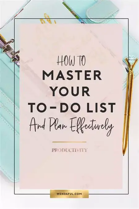 How to Master Your To-Do List