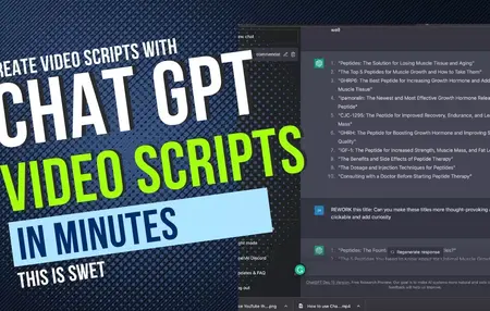 How to use ChatGPT to create videos