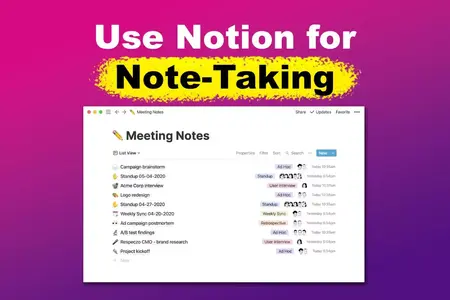 How to Use Notion for Note Taking and Organization
