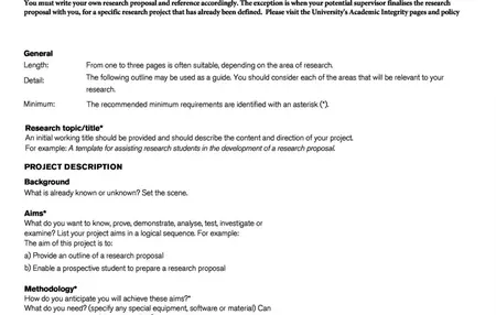 How to Write a Research Proposal
