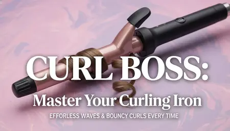 How to Style Hair with a Curling Iron