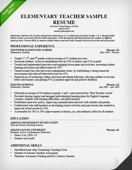 How to Write a Great Resume for a Teaching Job