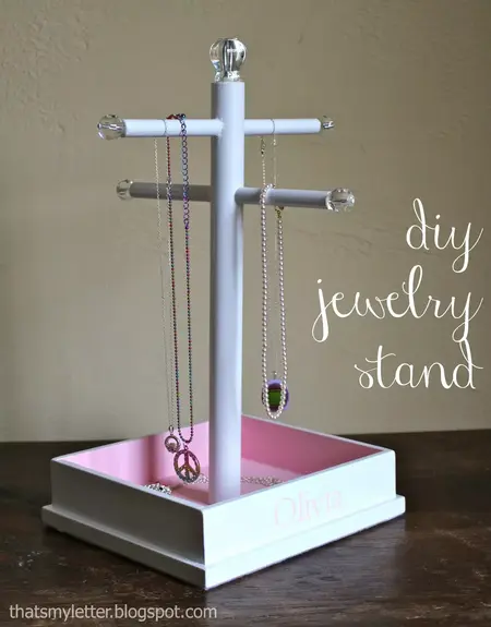 How to Make a DIY Jewelry Stand