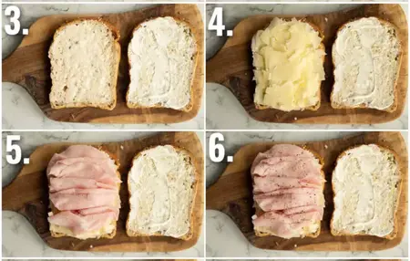 How to Make a Sandwich with Ham and Cheese