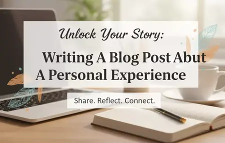 How to Write a Blog Post About a Personal Experience