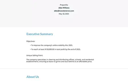 How to Create a Business Plan for a Cleaning Service