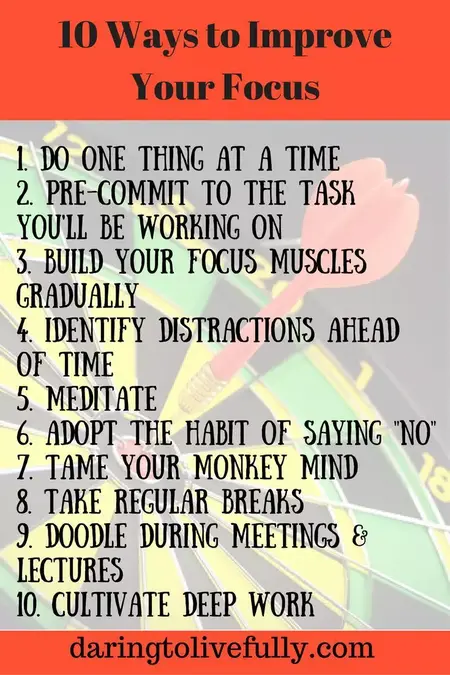 How to Improve Your Concentration