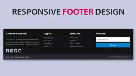 How to Create a Website Footer
