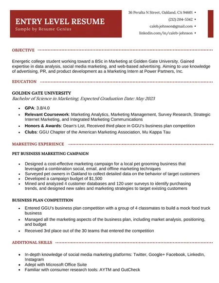 How to Write a Resume for Entry-Level Jobs