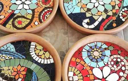 How to Make a Mosaic Tile Coasters