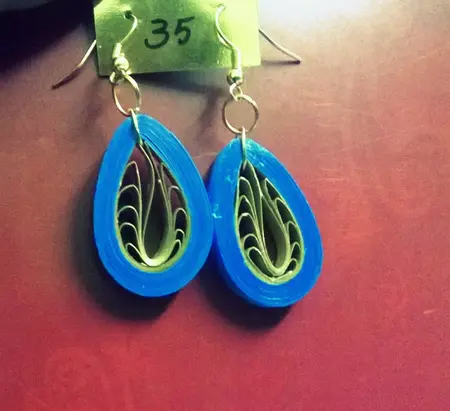 How to Make a Paper Plate Earrings