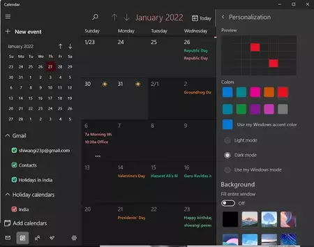 How to Use a Calendar App