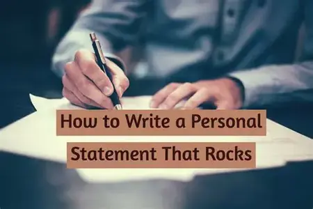 How to Write a Strong Personal Statement