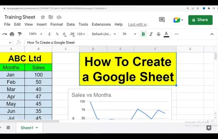 How to Create a Google Sheet