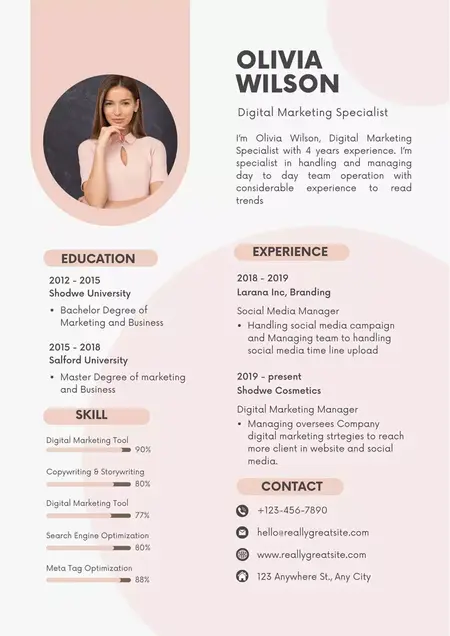 How to Create a Resume Using Canva