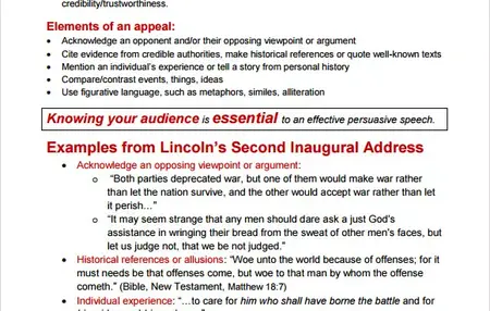 How to Write a Persuasive Speech