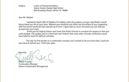 How to Write a Letter of Recommendation