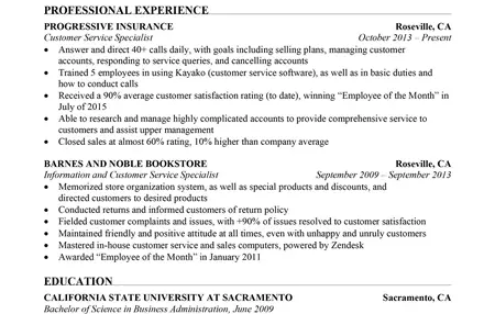 How to Write a Great Resume for a Job in Customer Service