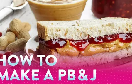 How to make a peanut butter and jelly sandwich