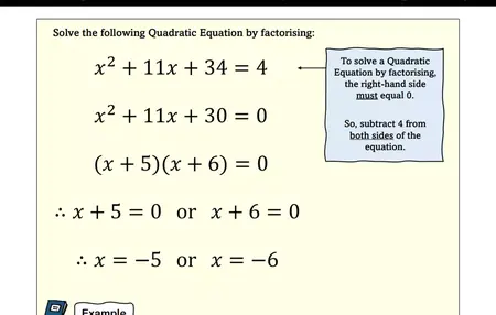 How to Solve Quadratic Equations