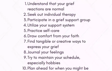 How to manage grief and loss