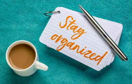 How to Stay Organized When You're Busy