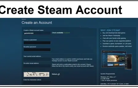 How to Make a Steam Account