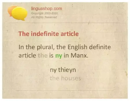 How to Learn to Speak Manx